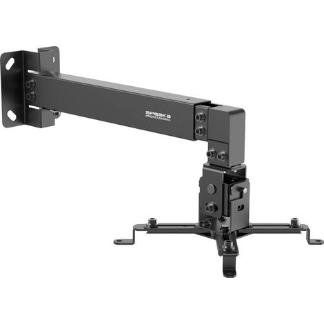 SpeaKa Professional SP-PWM-100 Support mural pour projecteur rotatif, inclinable, mobile Distance entre les murs (max.)