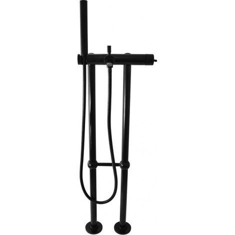 Mitigeur baignoire sur pied SEINA en laiton noir H. 106 cm (1/5)