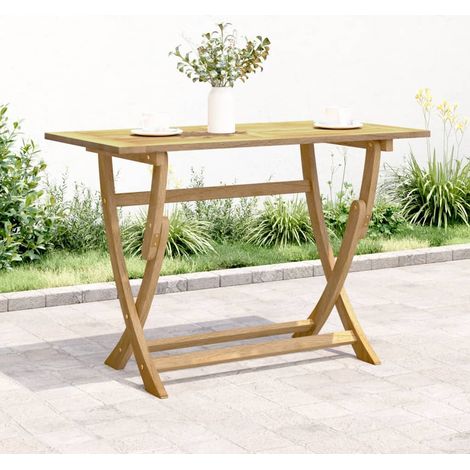 Gartentisch Klappbar 110x55x75 cm Massivholz Akazie (1/5)