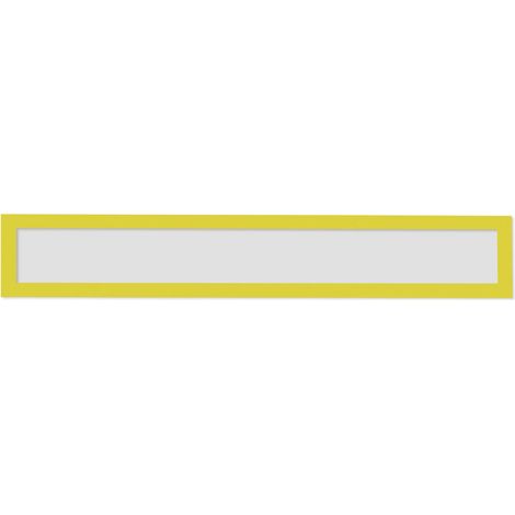 Magnetoplan magnetofix-Magnetrahmen Topsign, 5 Stück, gelb, A5 quer/A4 hoch 232 x 52 mm 5 Stk