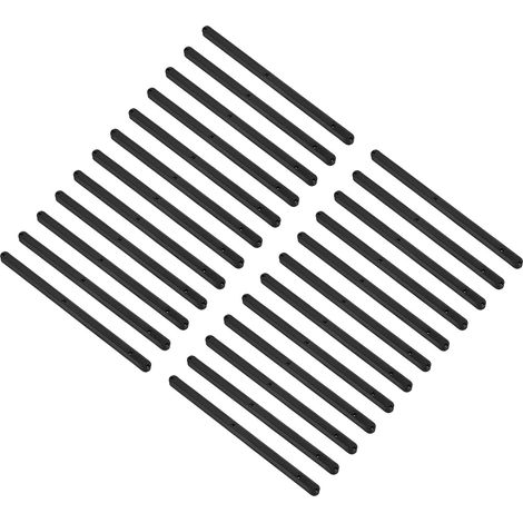 24Pcs Glissières de tiroir 300mm Rails de tiroir (Noir) (1/5)