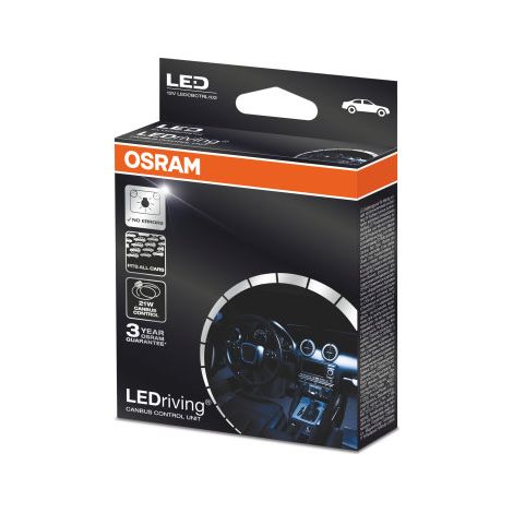 Boitier anti-erreur OSRAM CANBUS, xénon & LED - LEDCCU02 LEDriving CANBUS CONTROL UNIT 21W - 2PCS (1/5)