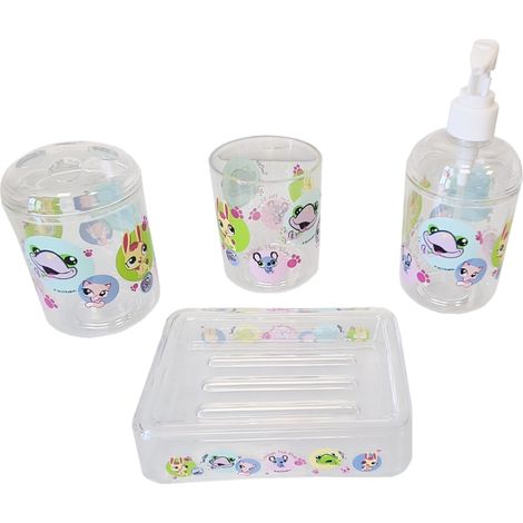 Set de salle de bain en acrylique Littlest Petshop (1/2)