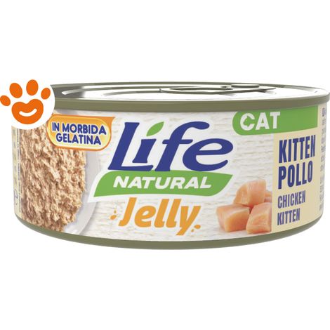 Life Cat Jelly Kitten Pollo - Lattina 70 Gr -
