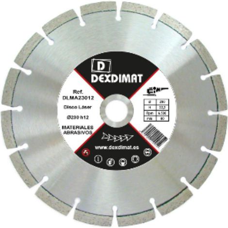 FPLUS disco diamante hormigon-mat.abrasivos 230 , DISCO LÁSER PARA MATERIALES ABRASIVOS
Recomendado para corte de todo tipo de MATERIALES ABRASIVOS, especial para corte en HORMIGÓN