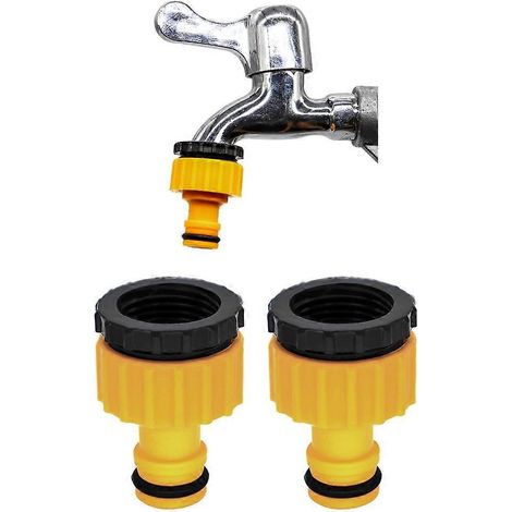Adaptateur universel pour tuyau d'arrosage de jardin et de cuisine (1/4)