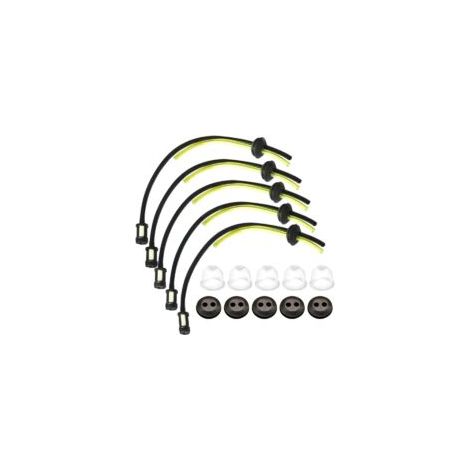 5Pièces Durite Essence Debroussailleuse Joints de Tuyau de Carburant Universels Filtre à Essence Kit Tuyaux D'essence Tuyau D'alimentation Essence Joint et Filtre pour Tondeuse H723 - Crezuo