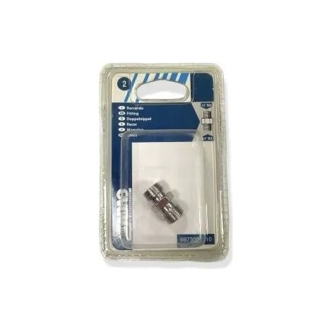 DOBLE MACHO 1/4"M - 1/4" M - ABAC