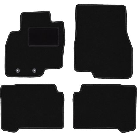 Tapis en velours noir pour : monospace Mitsubishi Grandis (2004-2010) (1/5)