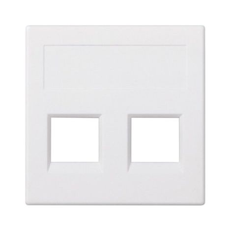 Voce piatta e targa dati sg 2c amp / br / sy / kr / be white SIMON 50000189-030