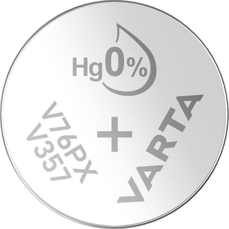Pile bouton 357 oxyde d'argent Varta 143 mAh 1.55 V 1 pc(s)