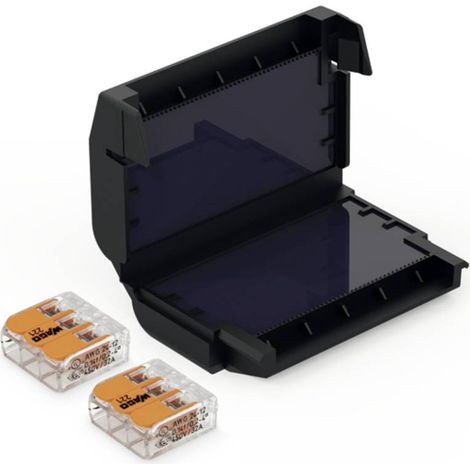 CellPack 407863 EASY-PROTECT/323 Scatola gel collegamento morsetti flessibile: 0.2-4 mm² rigido: 0.2-4 mm² 1 pz. Nero (1/2)