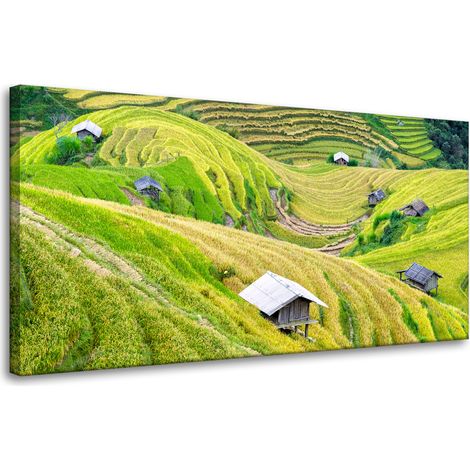 Stampa su tela Natura Terrazze agricole 80x40 cm