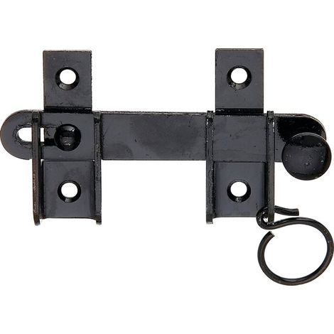 Verrou Fléau Noir Sécurité Robuste Pour Portails Et Portes - Alberts