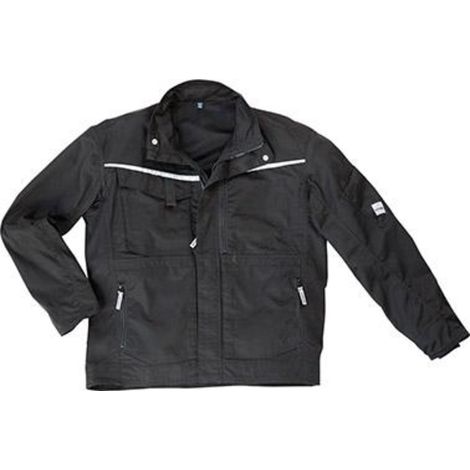 Veste de travail Champ, Taille 2XL, noir/noir (1/2)