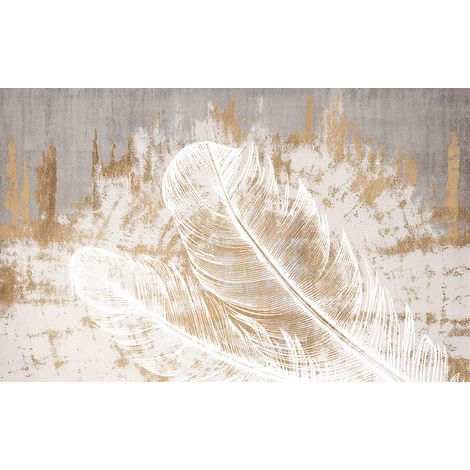 Papier peint panoramique - Plumes Abstrait - 130 cm x 81 cm (1/2)