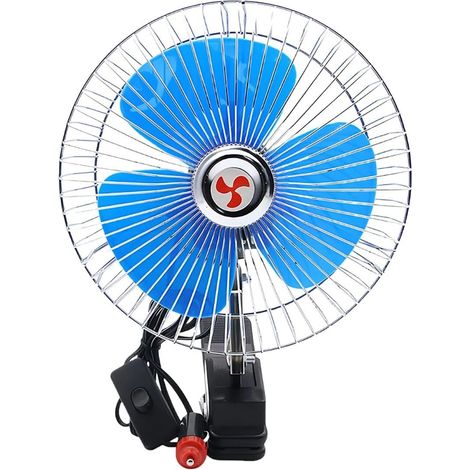Ventilateur Rotatif Clipser Silencieux 8 Po, 12V/24V, Pour (1/5)