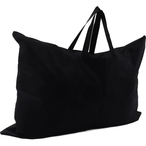 Pochette noire, 38 x 26 pouces, grande capacité, en toile épaisse, légère, idéale pour les artistes qui souhaitent transporter chevalets, cartes, magazines, etc. (1/5)