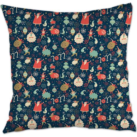 Housse de coussin sans coussin 45x45 fermeture à glissière pour cadeau de famille pour la Fête des Mères la Fête des Pères anniversaire mariage (1/5)
