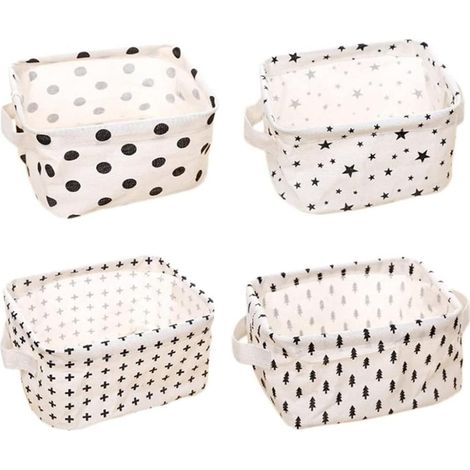 Kleines Aufbewahrungs- und Organisationsset für Babynahrung (Stern, Dreieck, Punkt, Kreuz), Aufbewahrungsboxen mit Doppelgriffen, 20 x 16 x 14 cm (1/5)