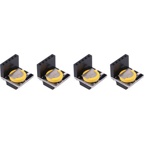 Lot de 4 modules de mémoire d'horloge RTC haute précision pour Raspberry Pi