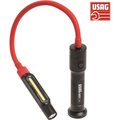 Usag 889 CM Lampada a LED ricaricabile flessibile torcia luce (1/5)