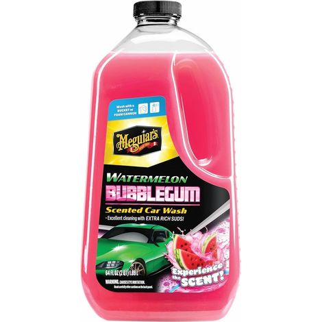 Meguiars G250464EU Watermelon Bubblegum Scented Car Wash Snow Foam Shampoo 1.89L