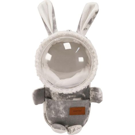 Sac de transport pour cobaye en forme de lapin spatial, adapté aux oiseaux et aux petits animaux, sac à dos respirant pour hamster. (1/5)
