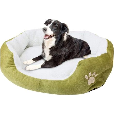 Coussin Pour Chien - Lit Pour Animaux 45 x 40 x 11 cm - Couverture Douillette Hiver Toutes Saisons - Pour Chiens Et Chats De Taille Petite À Moyenne - 1 Pièce (1/5)