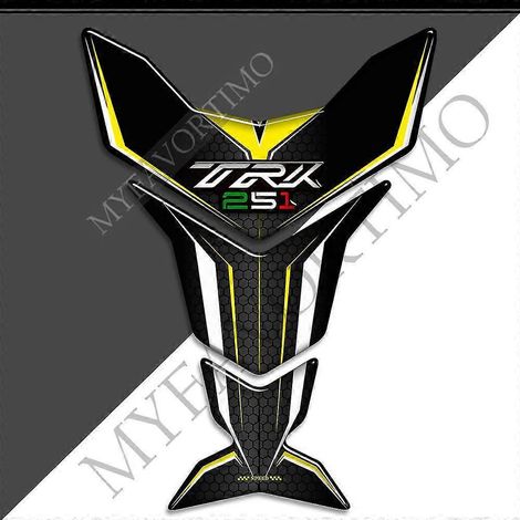 Kit de protection pour réservoir d'essence, de carburant et de protection pour casque et genoux de moto Benelli TRK251 Adventure (TRK2513) - Autocollants inclus (1/5)