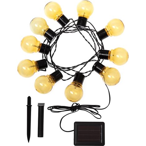 Guirnalda de Bombillas LED Solar Nikola 2m 6000K Blanco Frío (1/5)