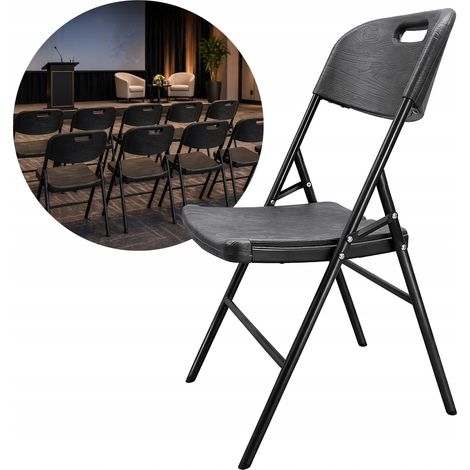Sedia pieghevole da catering per giardino, turistica, marrone, per terrazza (1/5)