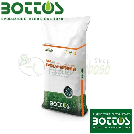 Poly Vert 18-8-12 - Engrais pour la pelouse de 25 Kg