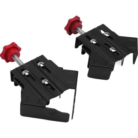 2 équerres de serrage à angle droit 90° pour bois, lot de 2 pinces d'ouverture pour soudage et menuiserie (1/5)