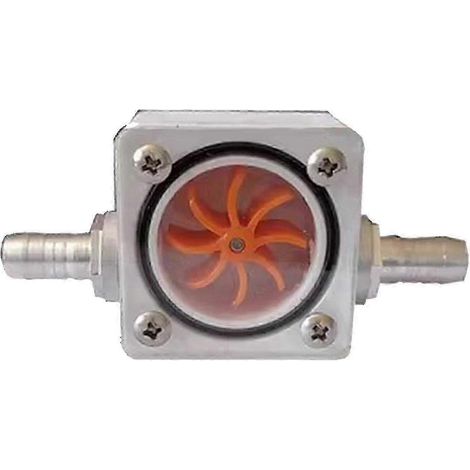 Outil pratique de mesure de débit avec hélice pour tuyaux - Connecteur indicateur de débit d'eau type B 6 mm (1/5)