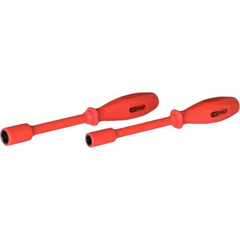 Tournevis à douilles avec revêtement isolant, 9 mm (1/3)
