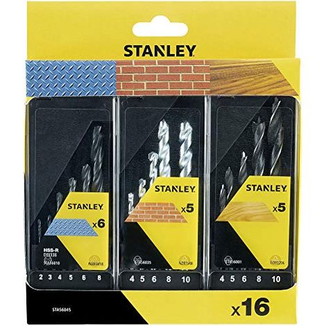 Trapani Stanley - 'STA56045-QZ metallo / pietra / legno - 16 pz (1/3)