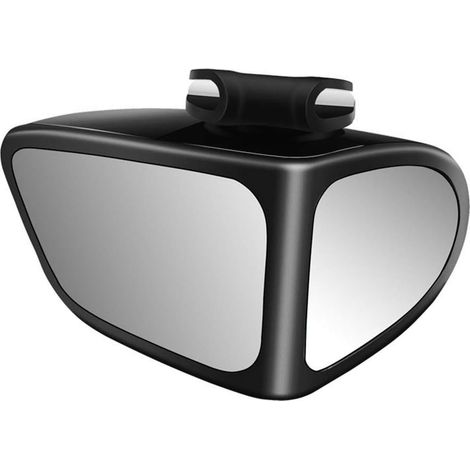 Espejo retrovisor para puntos ciegos, espejo retrovisor gran angular para puntos ciegos, vidrio HD, rotación de 360 grados, espejo retrovisor ajustable, espejo convexo auxiliar para puntos ciegos.