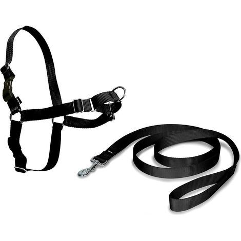 Harnais Easy Walk Modele Intermediaire Couleur Noir.