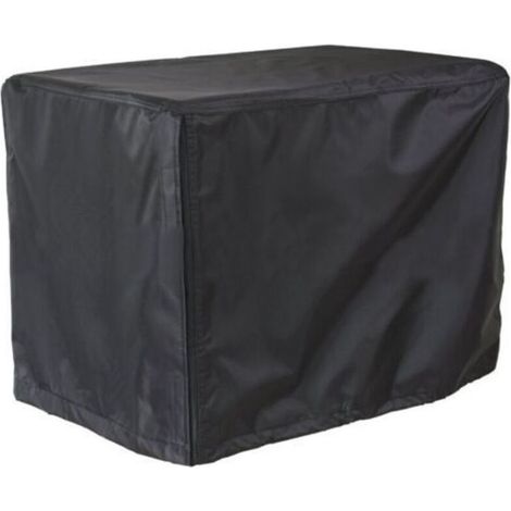 Housse de protection imperméable pour générateur noir 66 x 51 x 51 cm, tissu Oxford en polyester 210D pour générateur et bâche de protection énergétique (1/4)
