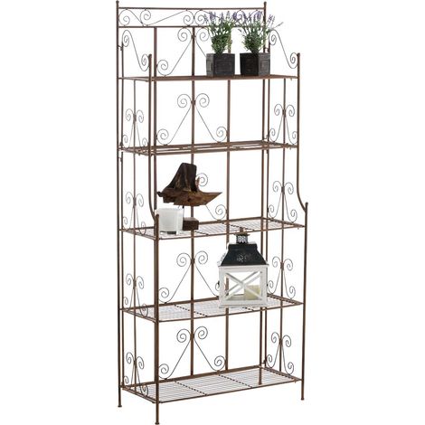 Etagère en Fer forgé Ciara Marron antique