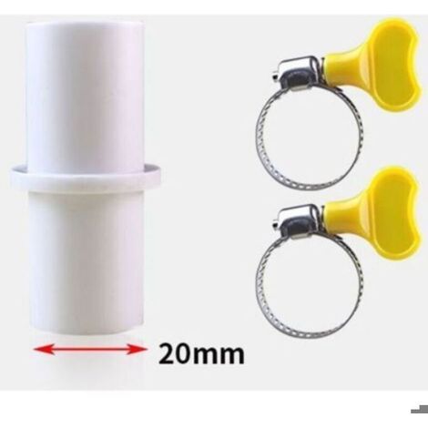Tuyau D'évacuation - 1,5 M - Ø 20 Mm - Pour Lave-linge Et Lave-vaisselle - 1 Pièce (1/4)