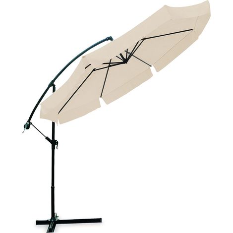 Parasol, Diamètre de 3 x 3 MT, Bras Latéral, Jaune (1/2)