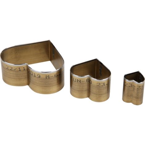 Troquel de acero para cortar cuero, herramientas de perforación (en forma de corazón)