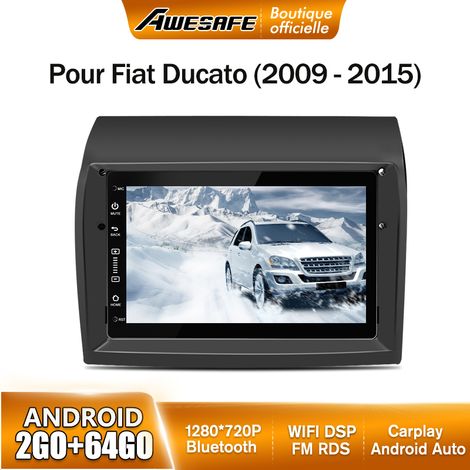 AWESAFE Autoradio Android 13 pour Fiat Ducato Peugeot Boxer Citroën Jumper 2Go+64Go 7'' écran Tactile avec Carplay Android Auto (1/5)
