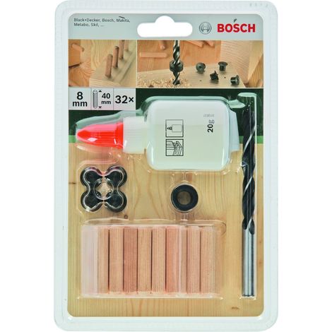 Set mit 32 Dübeln Ø 8 mm  BOSCH 2609255306
