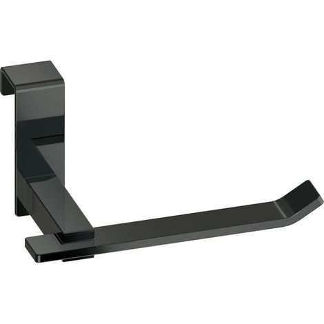 BELTRAN 10784 NIZA Portarrollo Colgar Costado De Mueble Cromo Negro - ref: 064-10784