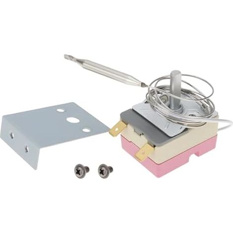 VGOL Thermostat pour Friteuse 16 A/250 V Broche de 5 Mm pour Friteuse de Table 50-200 °C 24 X 35 X 43 Mm (1/5)