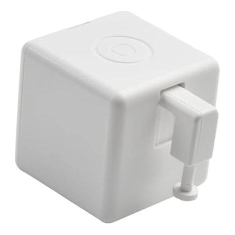 pour tuya pour Zigbee Smart Button Pusher Interrupteur sans fil Contrôle tactile automatisé à bascule et boutons pour lumière Ventilateur Machine à café Porte de garage Blanc (Switch) (1/5)