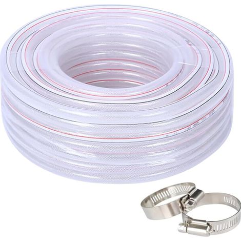 Gartenschlauch 1/2 zoll - Gardena 13mm Schlauch Wasserschlauch PVC Schlauchmit Gewebe Flexibel Hochdruck Luft Ölschlauch 5Meter (1/5)